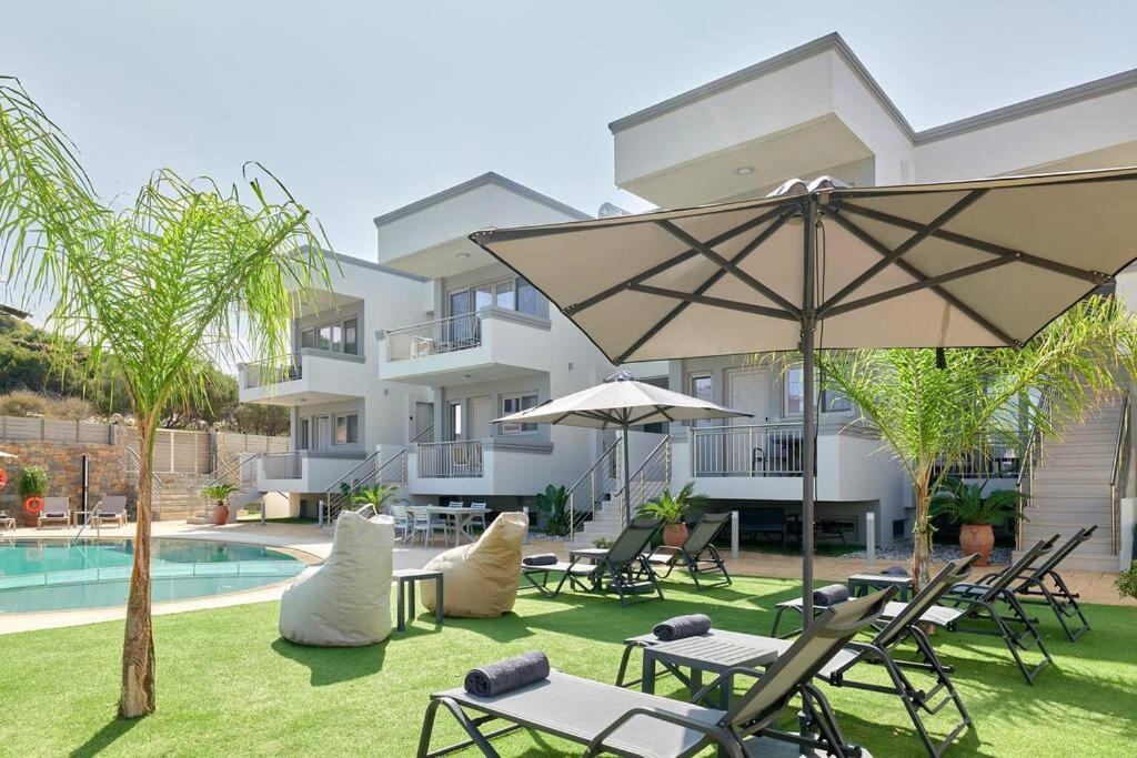 Superior Family Apartment W/Pool Dining Area Stavromenos Exterior photo